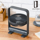 スリムデスクファン 扇風機 ハンディファン usb卓上扇風機 ミニ扇風機 ポータブル扇風機 卓上 マグネットスタンド 風量調節 薄型 省スペース コンパクト 持ち運び usb充電 ライフオンプロダクツ