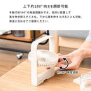 スリムデスクファン 扇風機 ハンディファン usb卓上扇風機 ミニ扇風機 ポータブル扇風機 卓上 マグネットスタンド 風量調節 薄型 省スペース コンパクト 持ち運び usb充電 ライフオンプロダクツ