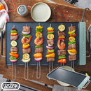 スリムグリルプレート スリムグリルプレート グリルプレート ホットプレート 薄型 約幅47cm スタンド ハンドル 収納時 厚さ約3cm 温度 4段階 フッ素加工 プレート 丸洗いOK Toffy