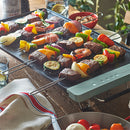 スリムグリルプレート スリムグリルプレート グリルプレート ホットプレート 薄型 約幅47cm スタンド ハンドル 収納時 厚さ約3cm 温度 4段階 フッ素加工 プレート 丸洗いOK Toffy