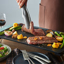 スリムグリルプレート スリムグリルプレート グリルプレート ホットプレート 薄型 約幅47cm スタンド ハンドル 収納時 厚さ約3cm 温度 4段階 フッ素加工 プレート 丸洗いOK Toffy