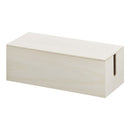 木製ケーブルボックス コードケース 木製 ケーブルボックス 桐 収納ボックス 卓上 ケーブル収納 ケース ルーターボックス コード収納 整理 コンセント収納 配線隠し ボックス ぼん家具