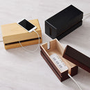 桐ケーブルボックス〔小〕 ケーブルボックス 小型 木製 電源タップ コンセント 隠す 収納 配線 コード 卓上 桐製 ぼん家具