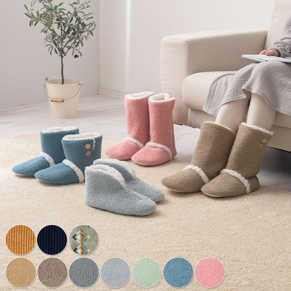 あったか ルームブーツ シープボア調