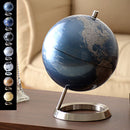 インテリア地球儀〔大〕 インテリア 雑貨 地球儀 大サイズ アンティーク カラフルグローブ 大人 おしゃれ 国旗 日本地図 世界地図 マップ 学習 卓上 球形 幅20.5cm ぼん家具