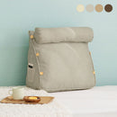 カバー付きクッション 背もたれ クッション おしゃれ 腰当 三角クッション 枕 ミニ 三角枕 スマホ枕 テレビ枕 洗える カバー 背中当て 背当て ソファ クッションチェア 椅子 ぼん家具