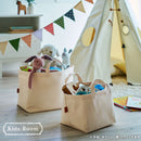 収納トート〔S〕 買い物かご バスケット かご 収納 収納バッグ 文房具 ケーブル リモコン 小物収納 収納トート 買い物かご キャンパス ストッカー 撥水 Sサイズ ぼん家具