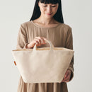 収納トート〔M〕 買い物かご バスケット かご 収納 収納バッグ 文房具 ケーブル リモコン 小物収納 収納トート 買い物かご キャンパス ストッカー 撥水 Mサイズ ぼん家具