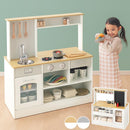 おままごとキッチン リバーシブル おままごとセット ままごとセット おままごと キッチン お店屋さんごっこ 知育玩具 おもちゃ 女の子 子供 台所 キャスター コンロ 付属品 調味料 Cfa ぼん家具