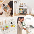 おままごとキッチン コンパクト おままごと キッチン おままごとセット ままごとセット おもちゃ お店屋さんごっこ 木製 ごっこ遊び 収納 3歳 4歳 5歳 おしゃれ 調味料 コンロ Cfa ぼん家具