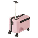 キッズキャリー キッズキャリー 子どもが乗れるスーツケース 機内持ち込み可能 安全ベルト 足置き タイヤロック付 耐荷重30kg 対象年齢3歳～ ぼん家具