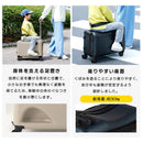 キッズキャリー キッズキャリー 子どもが乗れるスーツケース 機内持ち込み可能 安全ベルト 足置き タイヤロック付 耐荷重30kg 対象年齢3歳～ ぼん家具