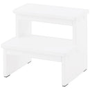 木製踏み台〔2段〕 踏み台 2段 お手伝い ステップ台 置くだけ キッズステップ ステップ踏み台 子供 男の子 女の子 足台 脚立 ロー 天然木 玄関 台所 洗面所 寝室 ぼん家具