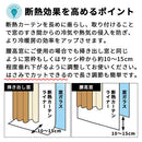 断熱カーテンライナー〔100×225cm〕 断熱カーテンライナー 断熱カーテン カーテンライナー 透明 断熱 シート 遮熱 カーテン 採光 省エネ 抗菌 防カビ UVカット 掃き出し窓 2枚 100×225cm ぼん家具