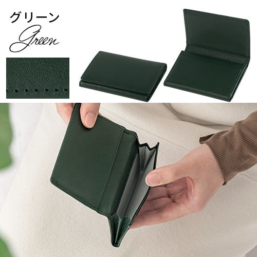 牛本革 名刺入れ LeatherKnotsのおしゃれな バッグ・小物 革小物