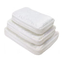 圧縮トラベルポーチ〔3点セット〕 トラベルポーチ 旅行用ポーチ 圧縮 3点セット 圧縮袋 旅行用 衣類仕分け スーツケース キャリーバッグ パッキング 着替え 下着 化粧品 圧縮バッグ Laborio