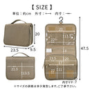 吊り下げトラベルポーチ トラベルポーチ 旅行用ポーチ 吊り下げポーチ 化粧品 洗面用具 コスメポーチ 化粧ポーチ 旅行用 トラベル スーツケース キャリーバッグ 壁掛け フック Laborio