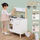 おままごとキッチン コンパクト おままごと キッチン おままごとセット ままごとキッチン ごっこ遊び 棚 木製 収納 おもちゃ コンロ 調理器具 プレゼント 小物セット 子供 女の子 Cfa ぼん家具