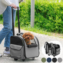 ペットキャリー ペットキャリーバッグ 犬 猫 ペットキャリーカート ペットキャリー キャリーバッグ リュック キャスター付き 折りたたみ 飛び出し防止 リード 車載 SHIPOPO