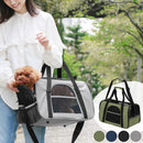 ペットキャリーバッグ ペットキャリーバッグ 犬 猫 2WAY ペットキャリー キャリーバッグ 犬用キャリーバッグ メッシュ ボストン ショルダー 斜めがけ 飛び出し防止 リード SHIPOPO