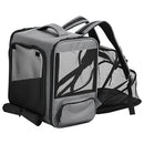 ペットキャリーリュック ペットキャリーバッグ 拡張 ペットキャリー リュック 小型犬 キャリーバッグ 8キロ ペット キャリー ペットバッグ 折りたたみ 飛び出し防止 リード SHIPOPO