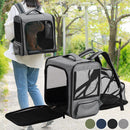 ペットキャリーリュック ペットキャリーバッグ 拡張 ペットキャリー リュック 小型犬 キャリーバッグ 8キロ ペット キャリー ペットバッグ 折りたたみ 飛び出し防止 リード SHIPOPO