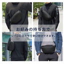 laborioショルダーバッグ ボディバッグ メンズ 斜め掛け ショルダーバッグ ウエストポーチ 大容量 収納力 ブラック 黒 無地 多機能 防水 レディース シンプル Laborio