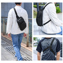 laborioショルダーバッグ ボディバッグ ショルダーバッグ 肩掛け 斜めがけ 大容量 収納力 ブラック 黒 無地 多機能 サブストラップ ポケット 男前 メンズ レディース シンプル Laborio