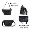 laborioショルダーバッグ ワンショルダーバッグ ウェストポーチ ショルダーバッグ 斜めがけバッグ 大容量 収納 ブラック 多機能 ポケット 旅行 通勤 通学 メンズ レディース Laborio