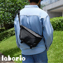 laborioショルダーバッグ ワンショルダーバッグ ウェストポーチ ショルダーバッグ 斜めがけバッグ 大容量 収納 ブラック 多機能 ポケット 旅行 通勤 通学 メンズ レディース Laborio