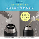 laborio水筒 水筒 500ml ステンレスボトル 保冷 保温 マグボトル マイボトル 0.5L スリム 保冷水筒 広口 洗いやすい 滑り止め 真空断熱 無地 シンプル 直飲み 片手 Laborio