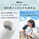 laborio水筒 水筒 450ml ステンレスボトル 氷止め付き 保冷 保温 マグボトル マイボトル 0.45L スリム 保冷水筒 広口 洗いやすい 滑り止め 真空断熱 無地 直飲み Laborio