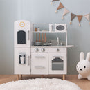 おままごとキッチン 製氷機・電子レンジ・オーブン付き おままごと キッチン おままごとセット ままごとキッチン 木製 氷が出てくる 製氷機付 電子レンジ オーブン 冷蔵庫 風収納 プレゼント 小物付 ぼん家具