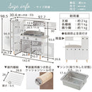 おままごとキッチン 製氷機・電子レンジ・オーブン付き おままごと キッチン おままごとセット ままごとキッチン 木製 氷が出てくる 製氷機付 電子レンジ オーブン 冷蔵庫 風収納 プレゼント 小物付 ぼん家具