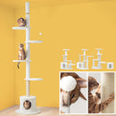  4wayキャットタワー キャットタワー キャットハウス キャットツリー 突っ張り 据え置き 運動不足 爪研ぎ タワー ステップ 猫タワー 多頭飼い 猫用品 猫グッズ おしゃれ SHIPOPO