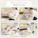 クーファン〔3点セット〕 ベビークーファン おしゃれ クーファン かご ベビー ベビーベッド 持ち運び ゆりかご 赤ちゃん 綿100％ イブル 抱っこ布団 ベビー枕 洗える 3点セット ぼん家具