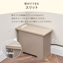 ルーターボックス〔小〕 ルーターボックス コンセント付き 小型 韓国インテリア グレージュ 収納 PUTUPUTU