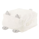 クッションになる布団収納ケース〔アニマル〕 布団収納袋 クッション 収納ケース クッションカバー おしゃれ 圧縮袋 布団入れ 洗える 隠しファスナー 取っ手 動物 アニマル 猫耳 しっぽ付き ぼん家具