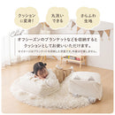 クッションになる布団収納ケース〔アニマル〕 布団収納袋 クッション 収納ケース クッションカバー おしゃれ 圧縮袋 布団入れ 洗える 隠しファスナー 取っ手 動物 アニマル 猫耳 しっぽ付き ぼん家具