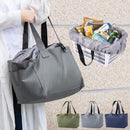 laborioエコバッグ 保冷バッグ 買い物 レジカゴ エコバッグ 大容量 レジカゴバッグ 保冷 巾着型 マチ広 自立 ポケット 収納 保冷剤ポケット 肩掛け 軽量 無地 シンプル Laborio