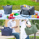 laborioエコバッグ 保冷バッグ 買い物 レジカゴ エコバッグ 大容量 レジカゴバッグ 保冷 巾着型 マチ広 自立 ポケット 収納 保冷剤ポケット 肩掛け 軽量 無地 シンプル Laborio