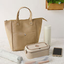 laborioランチバッグ お弁当バッグ 保冷バッグ ランチバッグ トート ペットボトル 水筒 弁当箱 弁当袋 保冷 保温 手提げ マチ広 ポケット付き スクエア型 通勤 通学 新生活 Laborio