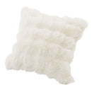 クッションカバー クッションカバー 45×45cm クッション カバー ファー ふわふわ ファークッションカバー おしゃれ フェイクファー もこもこ あったか 洗える 無地 ぼん家具