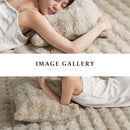 クッションカバー クッションカバー 45×45cm クッション カバー ファー ふわふわ ファークッションカバー おしゃれ フェイクファー もこもこ あったか 洗える 無地 ぼん家具