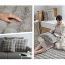 クッションカバー クッションカバー 45×45cm クッション カバー ファー ふわふわ ファークッションカバー おしゃれ フェイクファー もこもこ あったか 洗える 無地 ぼん家具