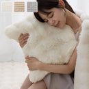 クッションカバー クッションカバー 45×45cm クッション カバー ファー ふわふわ ファークッションカバー おしゃれ フェイクファー もこもこ あったか 洗える 無地 ぼん家具