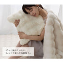 クッションカバー クッションカバー 45×45cm クッション カバー ファー ふわふわ ファークッションカバー おしゃれ フェイクファー もこもこ あったか 洗える 無地 ぼん家具