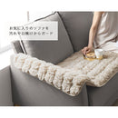 ソファカバー〔70×120cm〕 ソファカバー 3人掛け 70×120cm ソファーカバー ファー ふわふわ ソファーパッド おしゃれ かけるだけ 座面パッド フェイクファー あったか 洗える ぼん家具