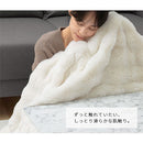 こたつ布団〔190×190cm〕 こたつ布団 正方形 ファー こたつ掛け布団 190×190cm こたつ用掛け布団 ふわふわ 柔らか おしゃれ 北欧 韓国風 単品 フェイクファー あったか 洗える ぼん家具