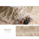 こたつ布団〔円形直径200cm〕 こたつ布団 円形 ファー こたつ掛け布団 直径200cm こたつ用掛け布団 ふわふわ 柔らか おしゃれ 北欧 韓国風 単品 フェイクファー あったか 洗える ぼん家具